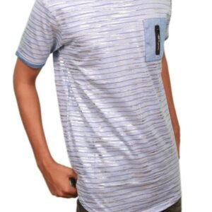 Men's Knit Cotton Round Neck T-Shirt - Image 2