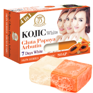 Kojic White Gluta Papaya Arbutin Soap - 160g